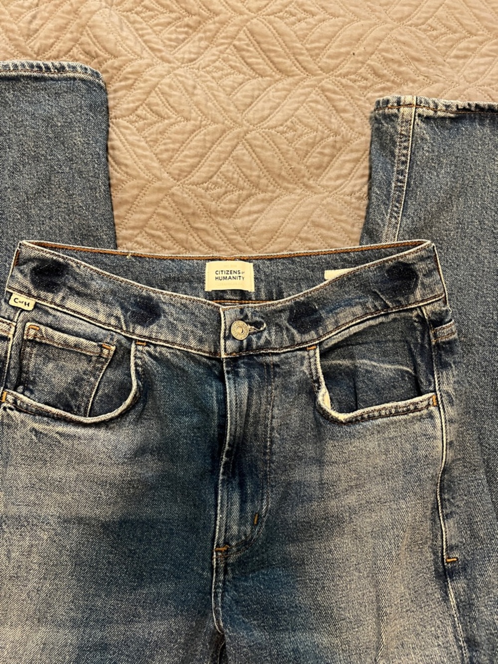 CITIZENS OF HUMANITY Blaine Straight Jeans Denim 25 - Picture 5 of 14